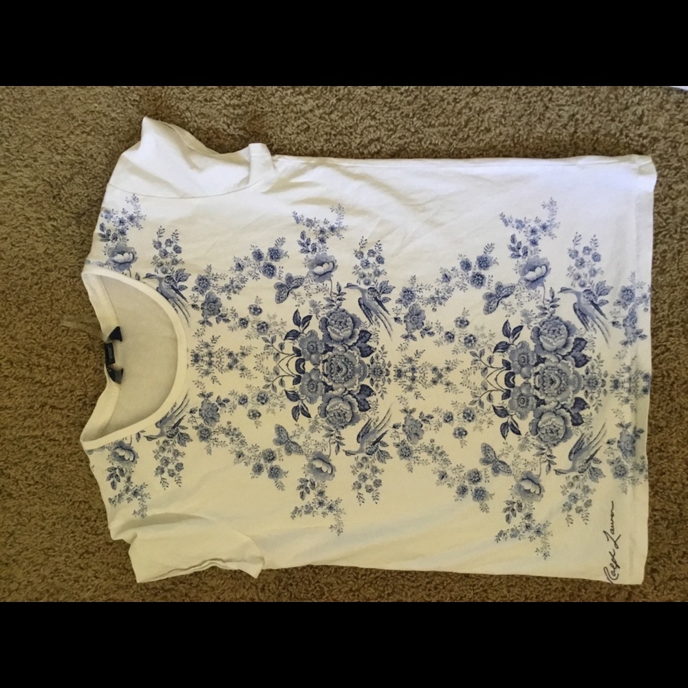 Polo floral shirt